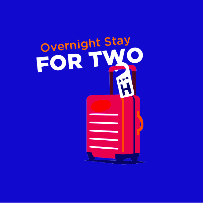 An overnight stay for two